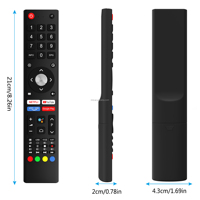 Télécommande universelle infrarouge GCBLTV02ADBBT pour téléviseur LED HD Chiq Changhong