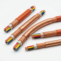 Câble d'alimentation BTLY 4 conducteurs en cuivre, isolé minéral, gaine en aluminium, ignifuge, IEC 0.6/1kV, résistant au feu