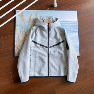 Vestes de sport pour hommes, vêtements décontractés d'automne et d'hiver, veste coupe-vent technique pour hommes, sweat à capuche entièrement zippé - Product Image 2