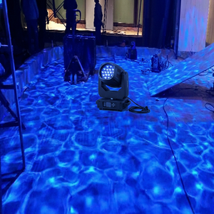 Projecteur d'ondes aquatiques dynamiques pour façade de bâtiment extérieur, parc, scène de festival et éclairage paysager commercial - Product Image 1
