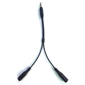 <span class=keywords><strong>3</strong></span>.5mm 쿼드러폴 남성-여성 헤드셋 연장 코드 오디오 AUX 플러그 자동차 전화 컴퓨터 디지털 제품 연결 케이블 - Product Image 1