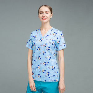 2025 pantalons de gommage médicaux personnalisés uniformes d'hôpital en jean pour les infirmières ensembles de survêtement en gros avec logo - Product Image 3