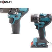 Perceuse/visseuse sans fil KONSUN 21V, moteur sans balais 40 Nm, jeu d'outils 3-en-1 (perceuse, visseuse, visseuse à chocs), OEM