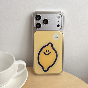 Rainbow Gradient Lemon <b>Phone</b> case for iPhone 17 16 15 14 Pro Max Resin bling Stars IMD Stripes Gilded Glitter back Cover new - Product Image 5