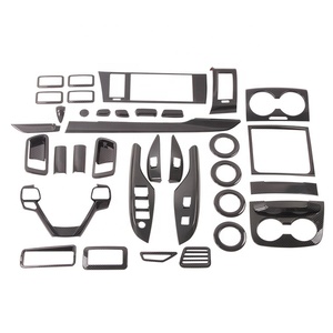 For 2015 2020 35pcs Interior Dashboard Control Handle Trim Decor Carbon Fiber Car Accessories - Product Image 1