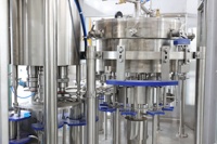 Machine de remplissage entièrement automatique pour boissons gazeuses, usine d'embouteillage d'eau gazeuse, ligne de production de boissons en bouteilles PET