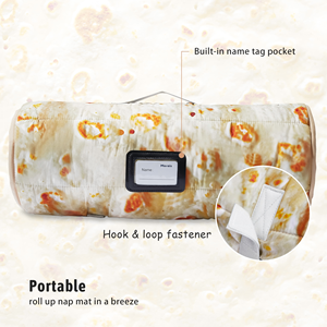 Sac de couchage pour garderie doux et confortable, drap-housse et taie d'oreiller réversible - Product Image 3