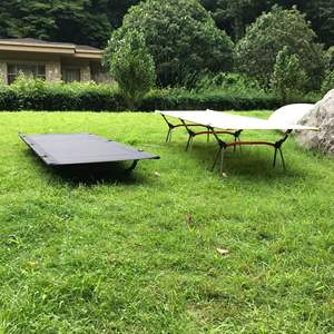 Lettino da campeggio pieghevole leggero 190 cm |   Peso 2,8 kg |   Borsa Compatta per Avventure all'Aperto e Escursionismo - Product Image 4