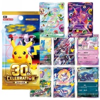 En stock : Packs de boosters Pokémon M6a 30e anniversaire chinois avec boîte originale en cuir véritable et cartes de Charizard