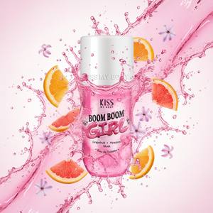 KISS MY BODY Eau de Toilette Boom Boom Girl 88 ML Aroma Dulce y Característico para Chicas Mini Spray de Larga Duración - Product Image 1