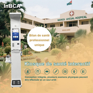 Kiosque de santé en libre-service pour patients, construction en métal ABS, 0,1 g, garantie 5 ans, pour la publicité et les contrôles médicaux - Product Image 1