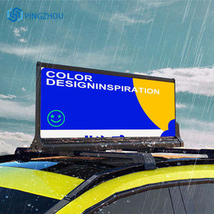 L'écran LED sur le toit du taxi peut être programmé pour contrôler le Wi-Fi et afficher un écran numérique ultra-fin haute définition - Product Image 1