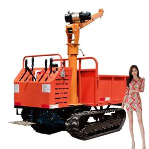 Bon Dumper sur chenilles en caoutchouc 3 tonnes 1 tonne Dumper Carrier Crawler Transport Dump Truck pour Mini - Product Image 3