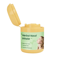 Vente en gros OEM Inhalateur nasal d'aromathérapie Baume rafraîchissant à l'eucalyptus et au menthol pour la concentration et l'énergie 24,5g