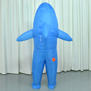 <span class=keywords><strong>Costume</strong></span> de requin <span class=keywords><strong>gonflable</strong></span> personnalisé à prix bon marché pour enfants fête d'halloween avec promotion de personnes animées - Product Image 3