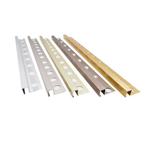 Profilé en aluminium, panneau de protection, <span class=keywords><strong>bande</strong></span> de <span class=keywords><strong>joint</strong></span>, plafonds, garde-corps mural en métal encastré, transition, bordure carrée, garniture de carrelage - Product Image 2