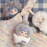 Vente en gros de boîtes mystères authentiques très populaires Q-Bao Weather Baby Mini Series, jouet tendance, pendentif en peluche, cadeau