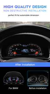 Panel de instrumentos digital LCD de 12,3 "para BMW 5 6 7 Series GT F07 F10 F11 F18 F06 F12 F13 F01 F02 F03 X3 F25 X4 F26 X5 F15 X6 <span class=keywords><strong>F16</strong></span> - Product Image 5