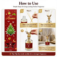 Diffuseur de parfum d'ambiance Freesia pour Noël, best-seller, pour chambre et salle de bain, parfum d'intérieur longue durée, emballage en boîte