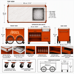 <span class=keywords><strong>Carrello</strong></span> per Bevande Luckygoods per Matrimoni, <span class=keywords><strong>Carrello</strong></span> per Cibo su Ruote, <span class=keywords><strong>Carrello</strong></span> Bar di Lusso, <span class=keywords><strong>Carrello</strong></span> Mobile per Profumi per Eventi e Feste - Product Image 3