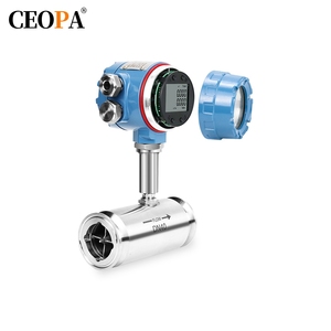 Tampilan Digital cerdas aliran aliran turbin cairan pipa Air jenis untuk metanol pengukuran etanol OEM didukung untuk minyak udara <span class=keywords><strong>Gas</strong></span> - Product Image 6