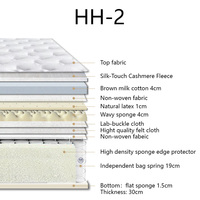 Matelas Hybride Moderne à Compression, Tissu Respirant, Matelas Orthopédique, Enroulable dans une Boîte en Carton, Meubles de Chambre à Coucher