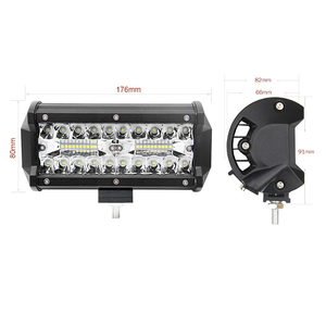 7 pollici 120W Combo barre luminose a Led Spot Flood <span class=keywords><strong>per</strong></span> il lavoro di guida Offroad barca auto trattore camion 4x4 SUV ATV 12V 24V faro - Product Image 2