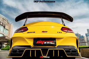 ชุดแต่งสปอยเลอร์คาร์บอนไฟเบอร์ทรง IMP สำหรับ Mercedes-Benz W205 C43AMG C63 Coupe รุ่นใหม่ อัพเกรดชุดแต่ง W205 C63AMG - Product Image 2