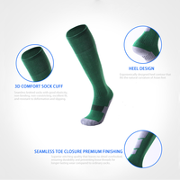 Chaussettes de football OEM personnalisées, respirantes, durables, amortissantes et antidérapantes, en gros