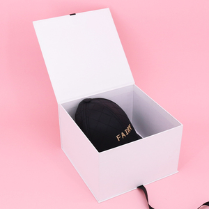 Fedora Hats Packaging Box Hat Custom Luxury Logo Printing Square Fedora Hats Box Packaging For Hats