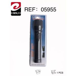 Torcia LED MNJ con corpo in plastica, messa a fuoco regolabile, alimentata a batteria, per uso di emergenza, confezione da 1 pezzo - Product Image 1