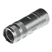 Connecteur électrique circulaire femelle en plastique et métal étanche Marvtech Industrial M23 avec terminaison à vis IP67 à sertir