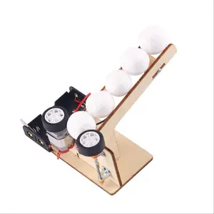 DIY科学実験モデルキット木製電気ボールピッチ材料クリエイティブ教育玩具学校プロジェクト教育