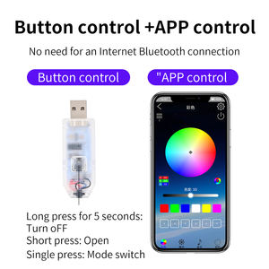 Coche Triángulo Ventana Corazón Lámpara <span class=keywords><strong>RGB</strong></span> Controlado por aplicación, Cambio de color, USB, Sin instalación, Luz ambiental decorativa universal - Product Image 4