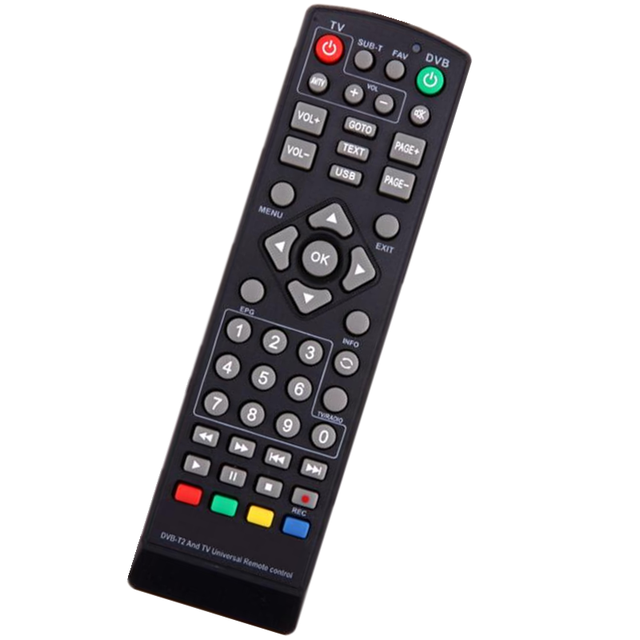 IR Universal Remote Control Replacement for TV DVB-T2 for Satellite Television Receiver Home Use