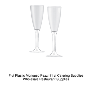 Flûtes en plastique jetables 11 cl, lot de 6 - Product Image 2