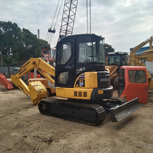 Excavadora Usada Komatsu PC55MR de 5.5 Toneladas, Motor Cummins, Bomba Hidráulica Kawasaki, Motor Original Japonés, 1200-2000 Horas, 90% Nueva, 2023 - Product Image 5