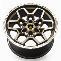 Jantes forgées JZ Matte Bronze 18x9j Et0 Pcd 6x139.7 Cb106.1mm pour camions Pikup, jantes tout-terrain Y61 Y62 LC300 LC200