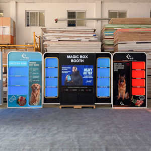 Stand d'exposition personnalisé pour aliments pour animaux de compagnie, modèle Magic Booth 10 x 20 pieds, installation en 3 minutes, pour Super Zoo <span class=keywords><strong>Expo</strong></span> - Product Image 1
