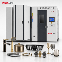 Machine de revêtement PVD multi-usages AsiaLink pour la quincaillerie, les articles de cuisine, la verrerie, les petits meubles décoratifs