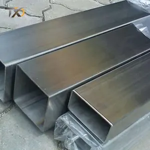 Tube 100x100x5mm Sa 312 304 Stainless 200 Series Ss 1/2 Square Decoration ISO Inox 316 Tata Steel