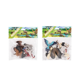 BEFLY Juego de Figuras de Animales de Simulación de Aves: Búho, Águila, Flamenco, Avestruz, Loro, Modelo de Aves de Plástico 3D Pintado en PVC Realista - Product Image 4