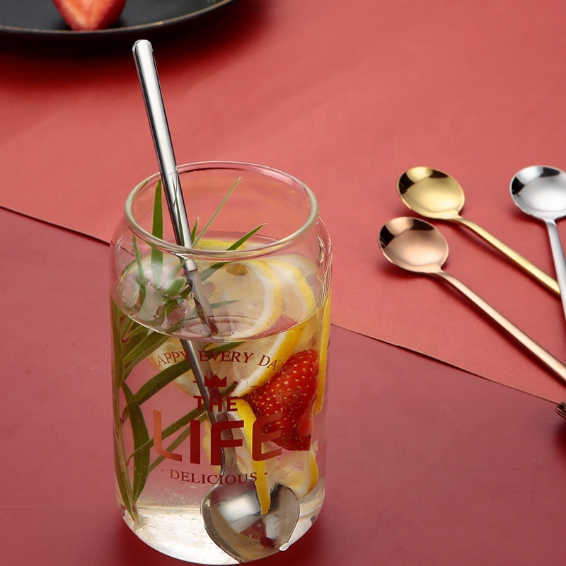 Dishwasher Safe Stainless Steel 18/8 Rose Gold Modern Luxury Coffee Spoon 13cm/15cm/17cm for Party Use · image 4