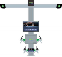 Machine d'alignement de roues 3D Lionlift certifiée CE LN-22, poids max. des roues 60 kg, vitesse d'équilibrage 230 tr/min, avec élévateur à ciseaux