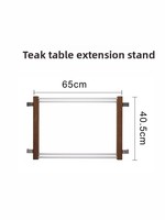 Table pliante d'extérieur en teck pour le glamping, portable, pour le camping, le rangement, le barbecue, le pique-nique, les excursions en voiture, mobilier d'extérieur