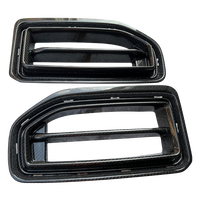 Grille avant centrale en fibre de carbone sèche style AP Vantwo, pièces de tuning extérieur pour pare-chocs avant BMW G87 M2 2023+