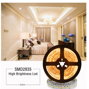 Alto <span class=keywords><strong>Lumen</strong></span> DC 12V 24V 2835 SMD 240Leds/m Flexível Led Tiras de Luz Branco Quente Led Strip Decoração - Product Image 6