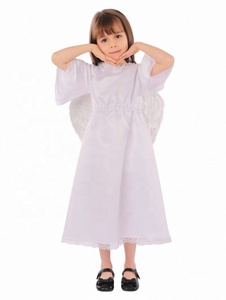 Eleganti Costumi da Angelo per Bambine, Abito Bianco con Ali per Spettacoli e Halloween, Vestiti per Cosplay - Product Image 6