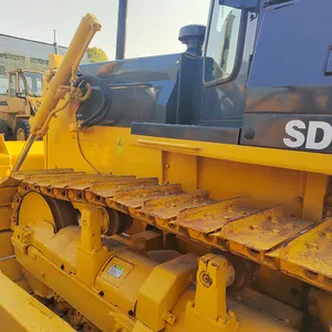 Yeni varış kullanılan buldozer Shantui SD16 satış ikinci el paletli tip buldozer kürek kapasitesi 4.5 m3