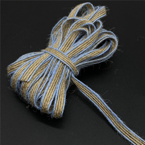 Ficelle <span class=keywords><strong>de</strong></span> jute rustique tressée haute résistance 6 mm, 5 m, durable, biodégradable, en toile <span class=keywords><strong>de</strong></span> jute pour artisanat, décorations, emballages - Product Image 6